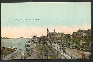 Anvers. Le Steen et I'Escaut