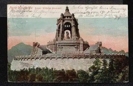 Porta Westfalica. Kaiser Wilhelm Denkmal