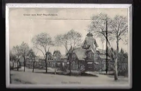 Bad Oeynhausen. Ansichtskarte mit "Fenster"