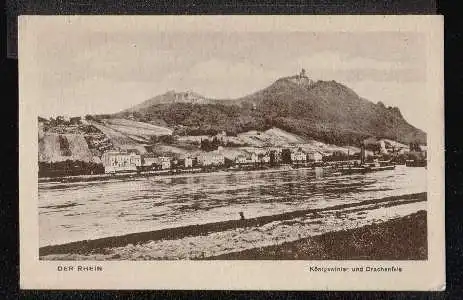 Der Rhein. Königswinter und Drachenfels