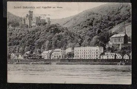 Der Rhein. Schloss Stolzenfels und Kapellen