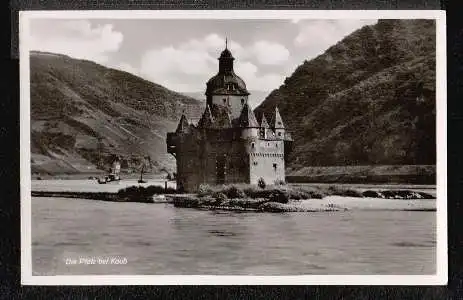 Der Rhein. Die Pfalz bei Kaub