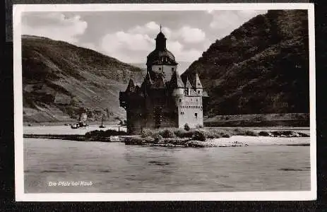 Am Rhein. Die Pfalz bei Kaub