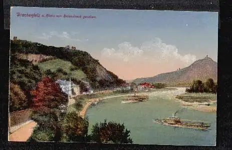 Am Rhein. Drachenfels am Rhein