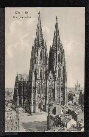 Köln. Dom Westseite