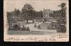 Freiberg i.Sa. Albert Park mit der Göpfert´schen Villa.