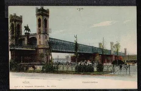 Köln. Eisenbahnbrücke