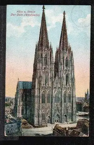 Köln. Der Dom. Westseite