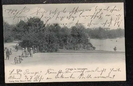 Köln. Partie im Volksgarten