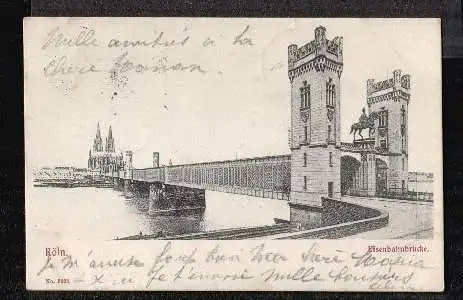 Köln. Eisenbahnbrücke