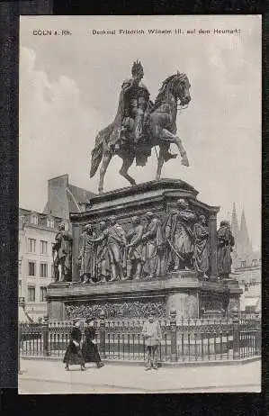 Köln. Denkmal Friedrich Wilhelm III auf dem Heumarkt