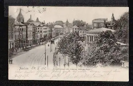 Aachen. Elisebrunnen und Friedrich Wilhelm Platz