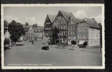 Kornelimünster. Alte Giebelhäuser am Marktplatz