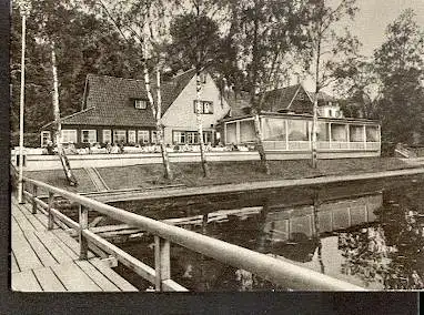 Eutin. Am Kellersee. Restaurant Cafe &quot;Fissauer Fährhaus&quot;