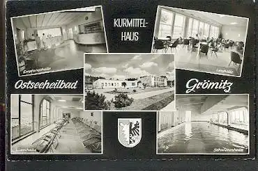 Grömitz. Ostseeheilbad. Kurmittelhaus: Empfangshalle