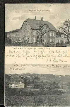 Manhagen bei Mölln in Lbg, Gasthaus C. Brüggemahn