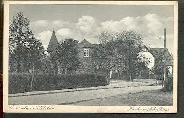 Grossenboden. Holstein. Kirche und Schulhaus