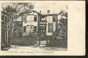 Heringsdorf. Seebad. "Haus Tanneck"