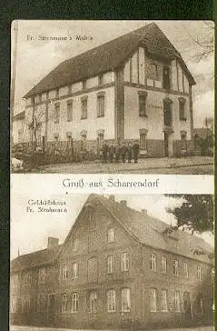 Scharrendorf, Fr. Strahmann´s Mühle, Geschäftshaus