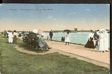 Bremen. Strandpromenade am Otterdeich (Weier)