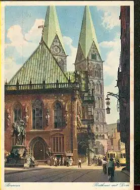 Bremen. Rathaus mit Dom