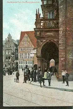 Bremen. Marktplatz mit Rathauscolonaden