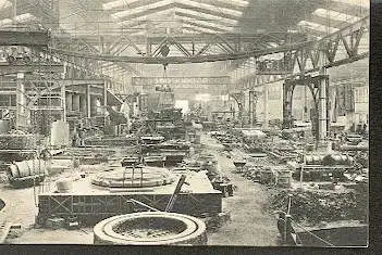 Bremen. Actien Gesellschaft "Weser", Schiffswerft in Bremen