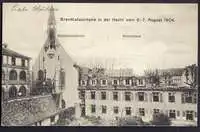 Borkum?. Brandkatastrophe 1904. Magdalenenkirche, Waisenhaus.