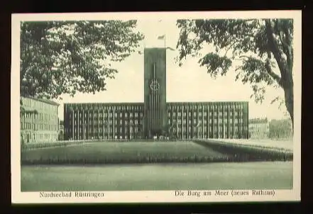 Rüstringen. Nordseebad. Die Burg am Meer (neues Rathaus)