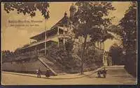 Berlin. Wannsee. Kaiser Pavillon mit Ansicht auf den See.