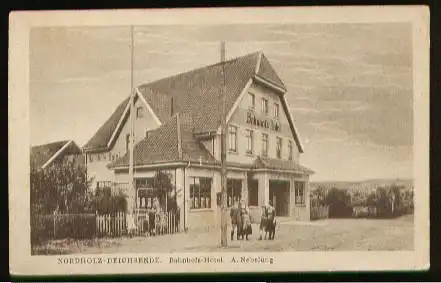 Nordholz. Deichsende. Bahnhofshotel