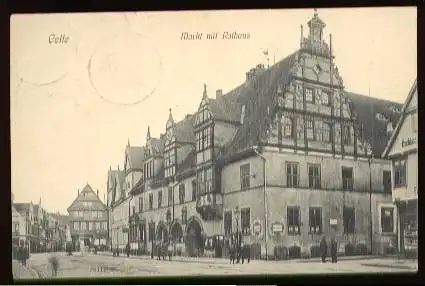 Celle. Markt mit Rathaus