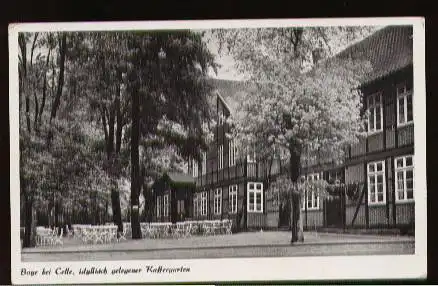 Boye bei Celle. Idyllisch gelegener Kaffeegarten