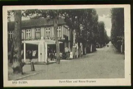 Bad Eilsen. Harrl Allee und Rocca Brunnen