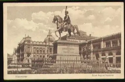 Hannover. Ernst August Denkmal