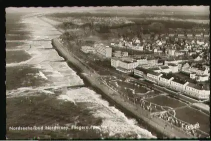 Norderney. Nordseeheilbad. Fliegeraufnahme