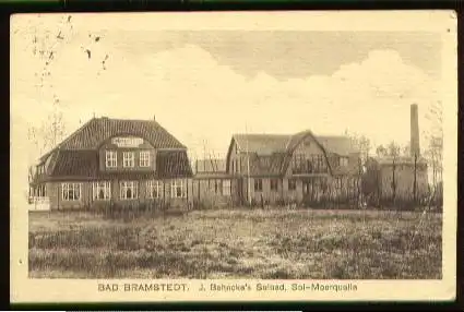 Bad Bramstedt. J. Behncke´s Solbad, Sol Moorquelle