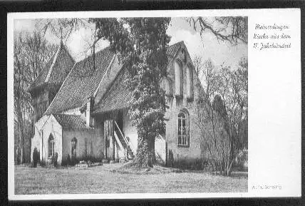 Meinerdingen. Kirche aus dem 11 Jahrhundert