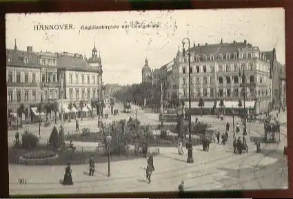 Hannover. Aegidientorplatz mit Georgstrasse