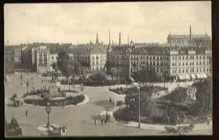 Hannover. Ernst August Platz von der Post aus