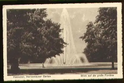 Hannover. Herrenhäuser Garten. Blick auf die grosse Fontaine