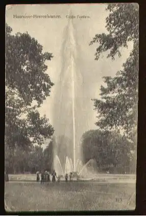 Hannover, Herrenhausen. Grosse Fontaine