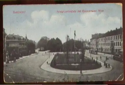 Hannover. Königsworterplatz mit Herrenhäuser Allee