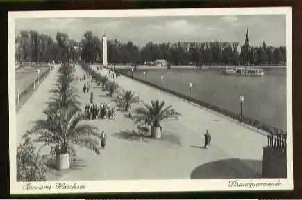 Hannover, Maschsee. Strandpromenade