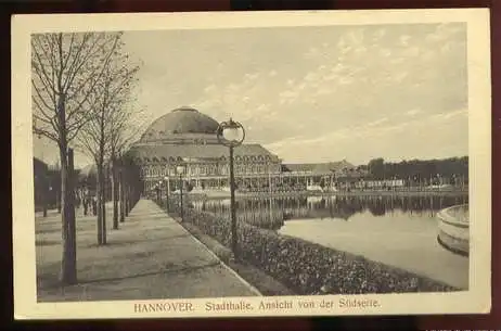 Hannover. Stadthalle, Ansicht von der Südseite
