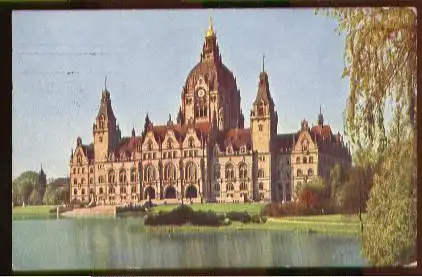 Hannover. Rathaus (Rückseite)