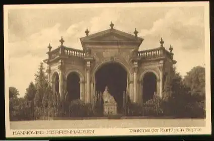 Hannover. Herrenhausen, Denkmal der Kurfürstin Sophie