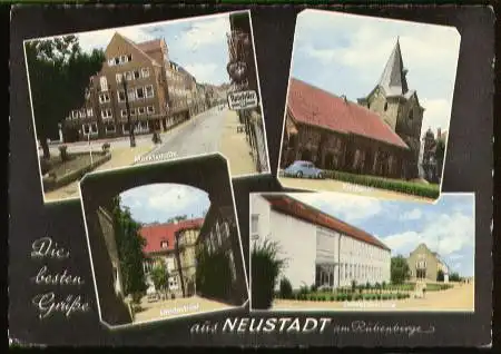 Neustadt am Rübenberge. Marktstrasse, Kirche