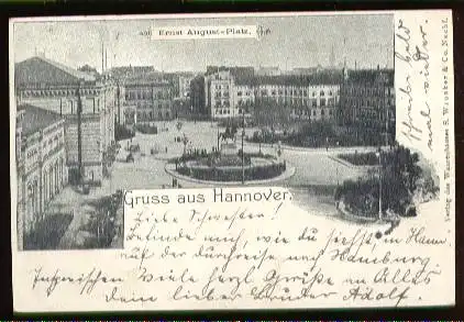 Hannover. Gruss aus. Ernst August Platz