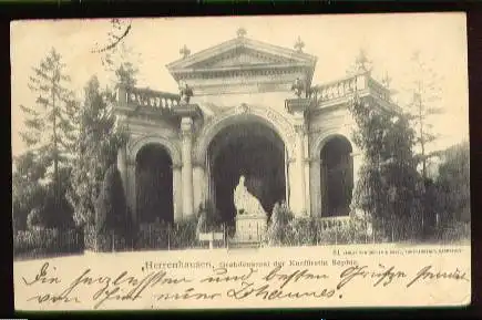 Hannover. Herrenhausen, Grabdenkmal der Kurfürstin Sophie